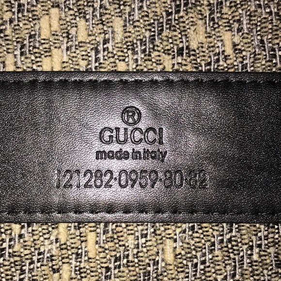 Red/Green Gucci Web Belt With G Buckle - Picture 2 of 4